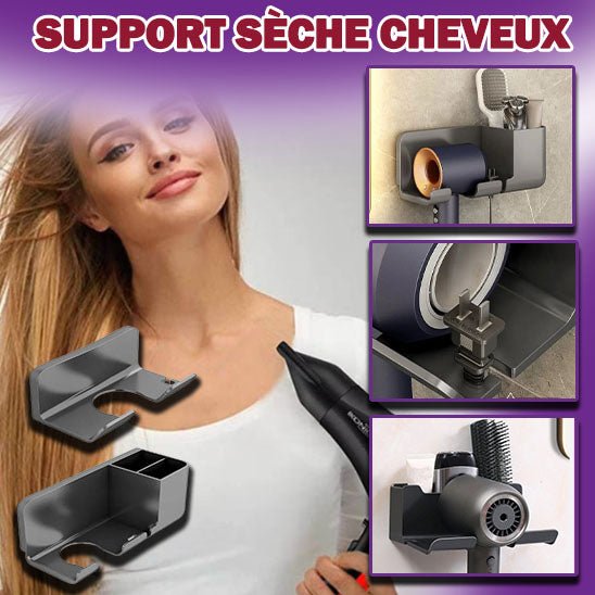 support seche cheveux